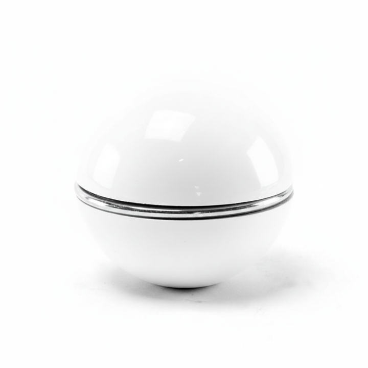Pommeau levier vitesse blanc avec bague pour mehari 2cv et derives