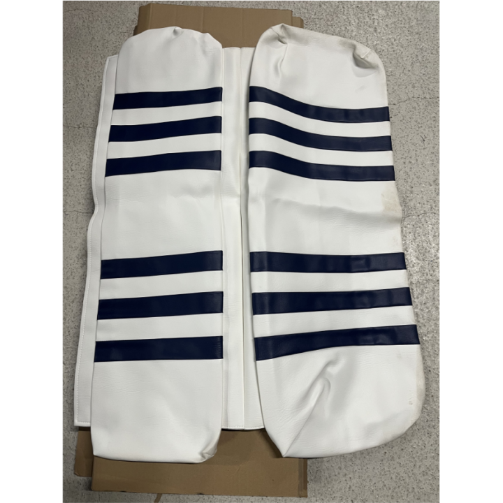 Occasion++ housse banquette ar mehari blanc rayé bleu