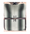OCCASION GARNITURE BANQUETTE AV RAYÉ VERT