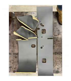 OCCASION GARNITURE TABLIER GRIS KIT INCOMPLET