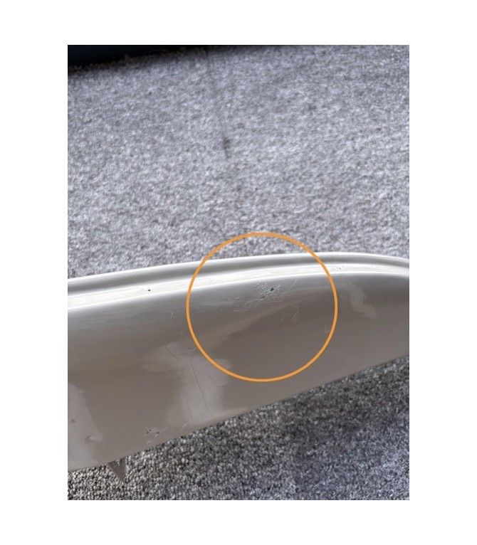 OCCASION - PARE CHOC AVANT 2CV ANCIEN MODELE GRIS ROSE