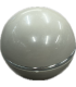 Pommeau levier de vitesse + Bague chromée GRIS