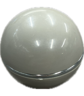 Pommeau levier de vitesse + Bague chromée GRIS