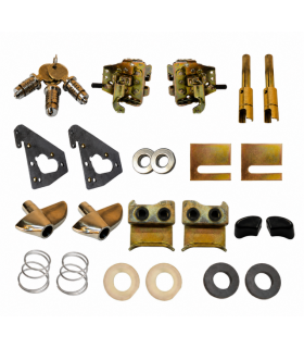 KIT SERRURES DE PORTES NOUVEAU MODELE MEHARI DROITE ET GAUCHE