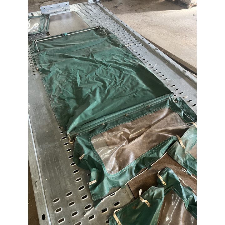 KIT BACHES COMPLET VERT MEHARI - OCCASION